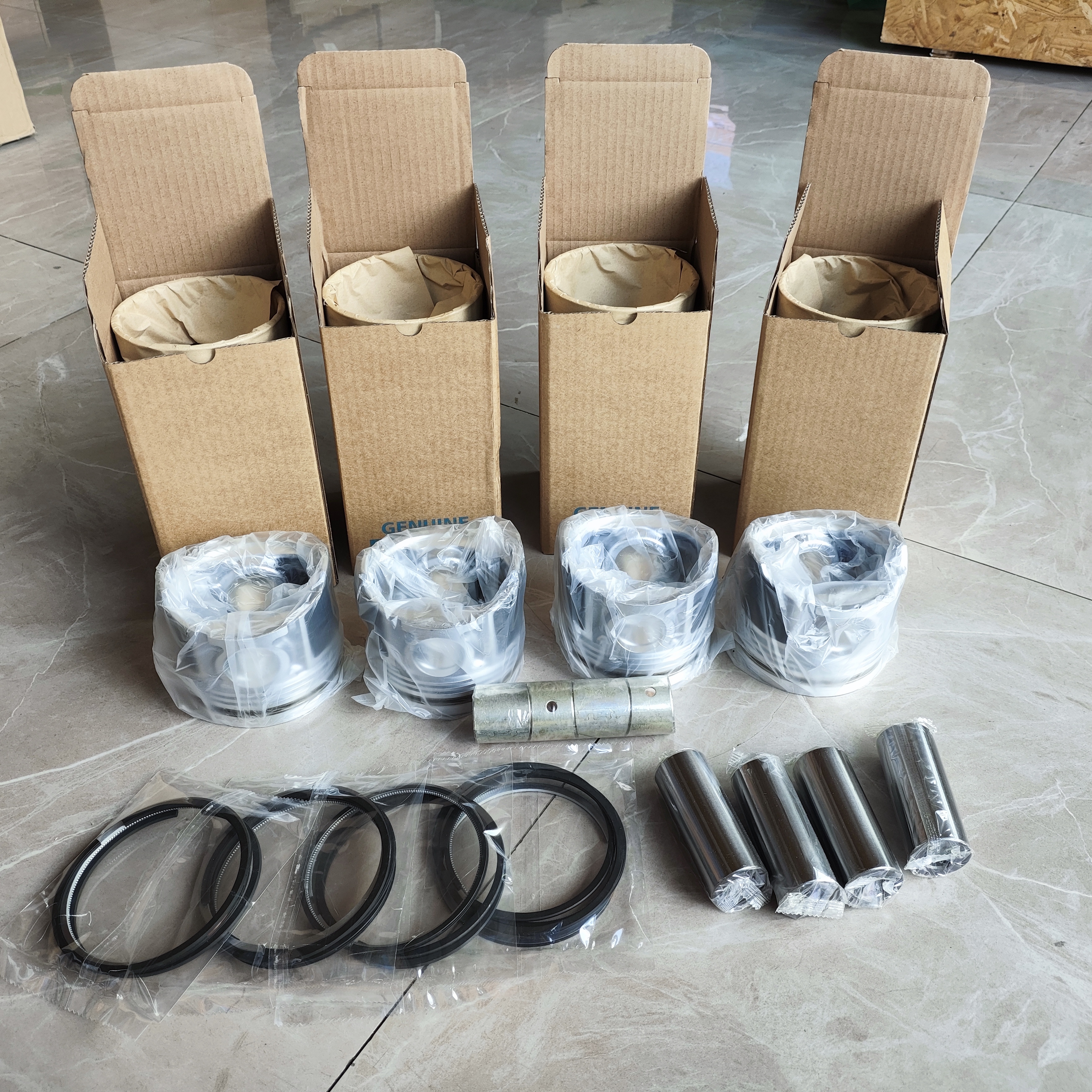 4BG1 Liner Kit Piston Liner Piston Ring Pin for 4BG1TABFB Engine Parts