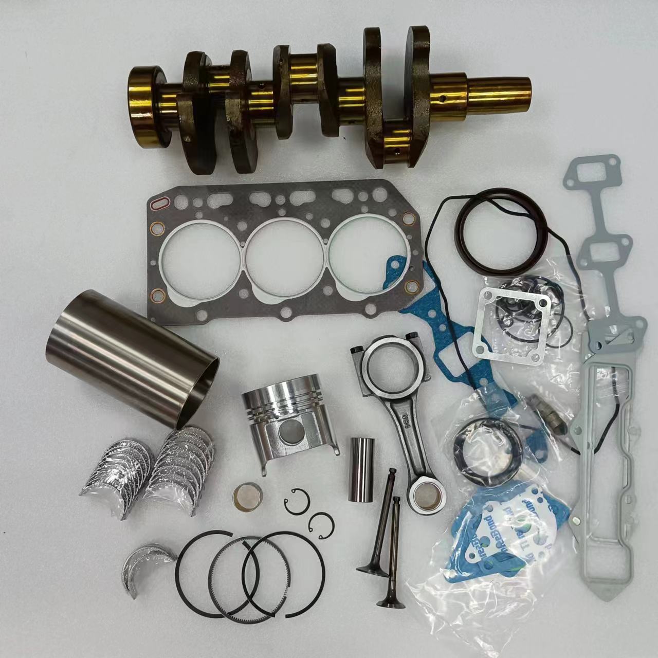 Rebuild Kit for Yanmar 3TNV70 3TNE88 4TNE88 for Excavator Engine Parts Liner Kit Cylinder Block Head