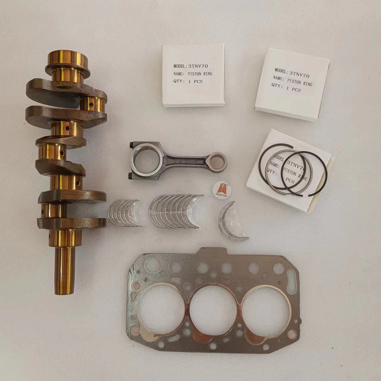 Rebuild Kit for Yanmar 3TNV70 3TNE88 4TNE88 for Excavator Engine Parts Liner Kit Cylinder Block Head